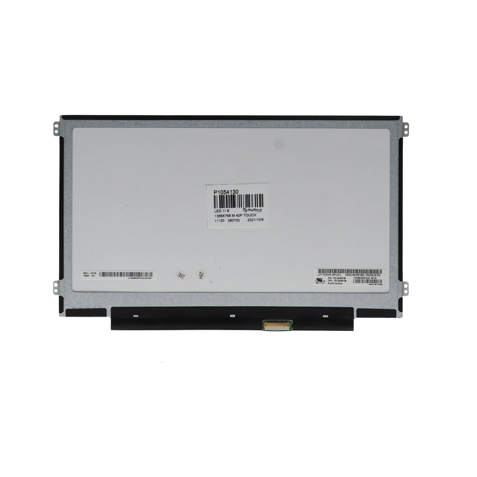 11.6 inch LCD Scherm 1366x768 Mat 40Pin eDP 20mm, Touch - Image 2