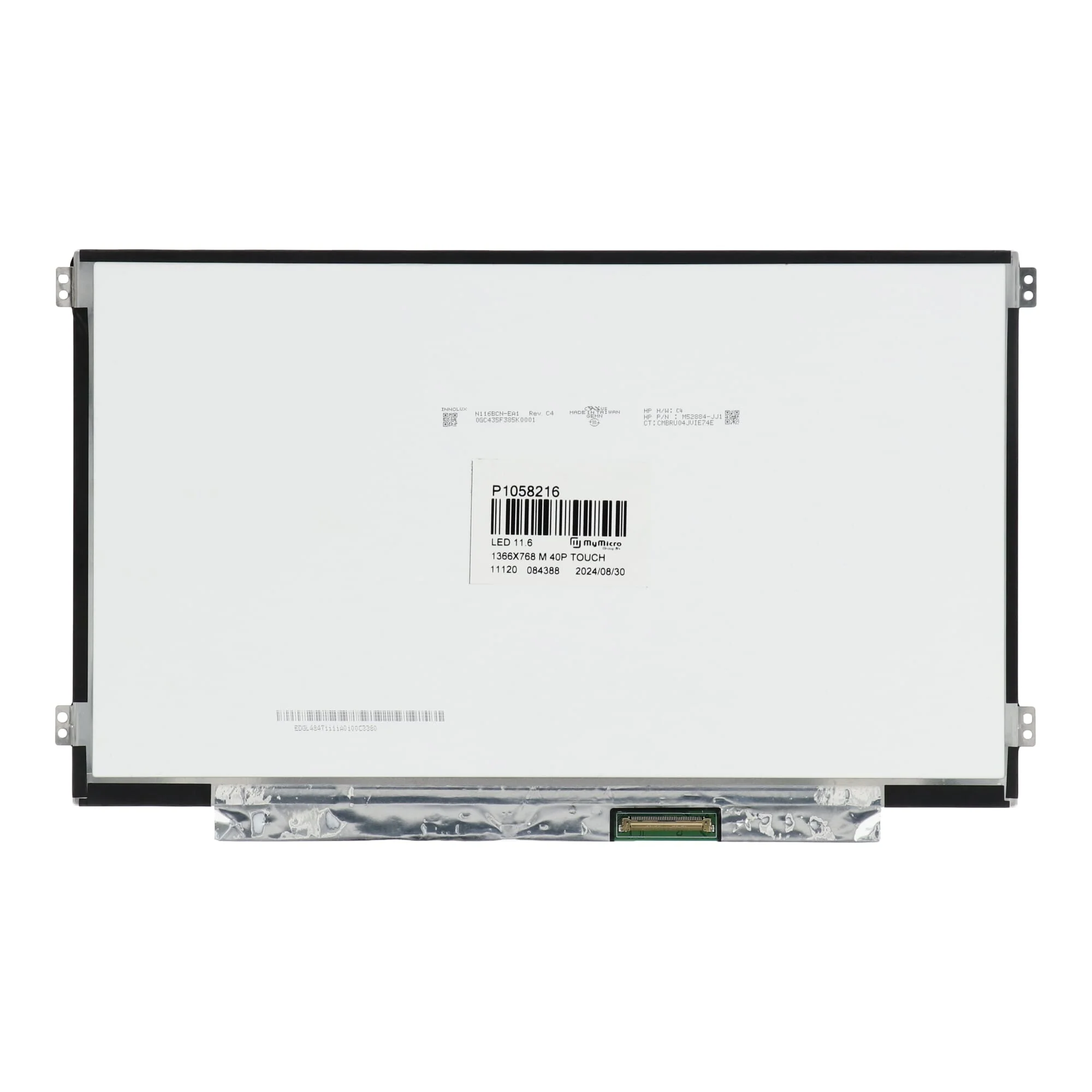 11.6 inch LCD Scherm 1366x768 Mat, Touch - Image 2