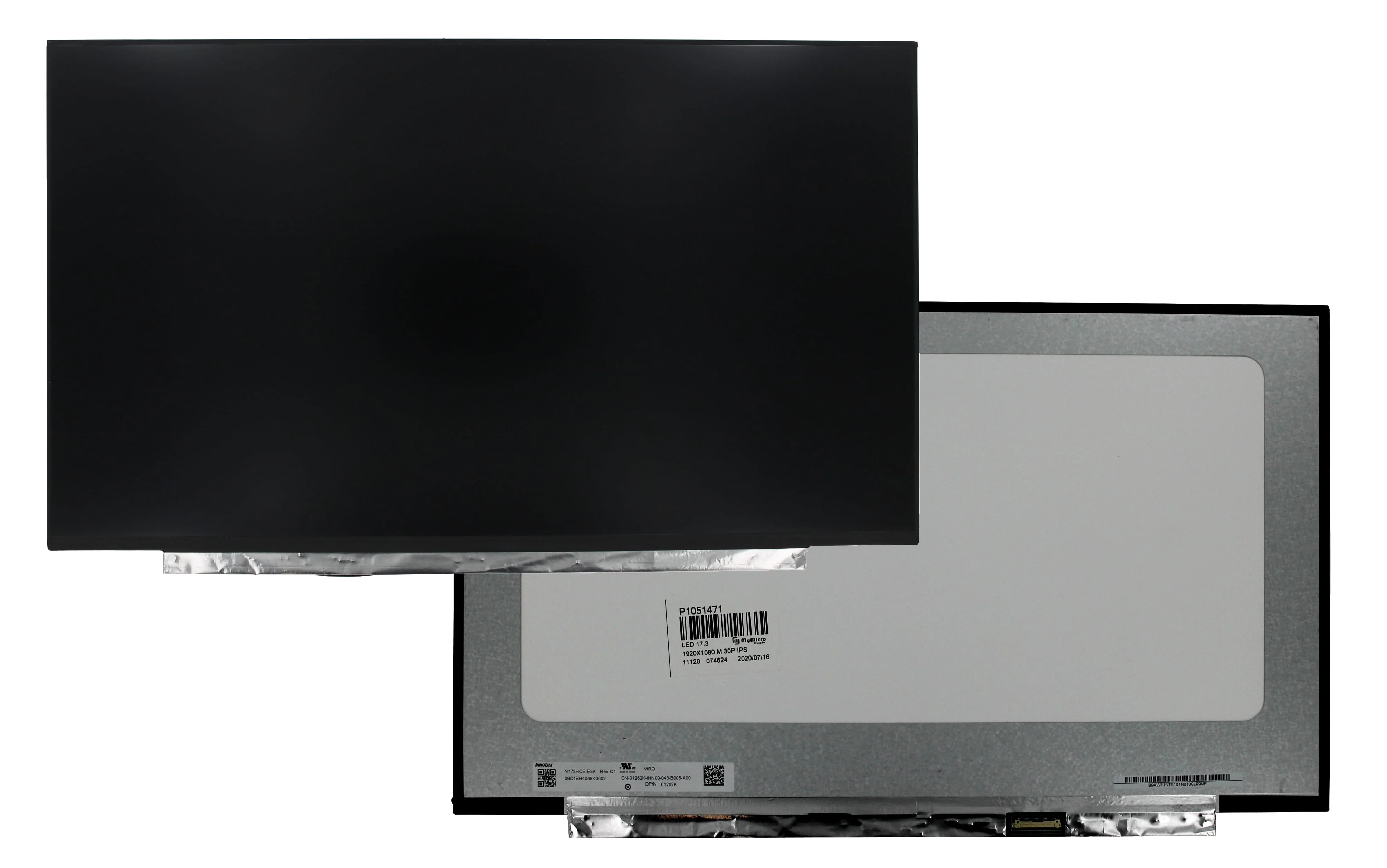 12.5 inch LCD Scherm 1920x1080 Mat 30Pin eDP, IPS