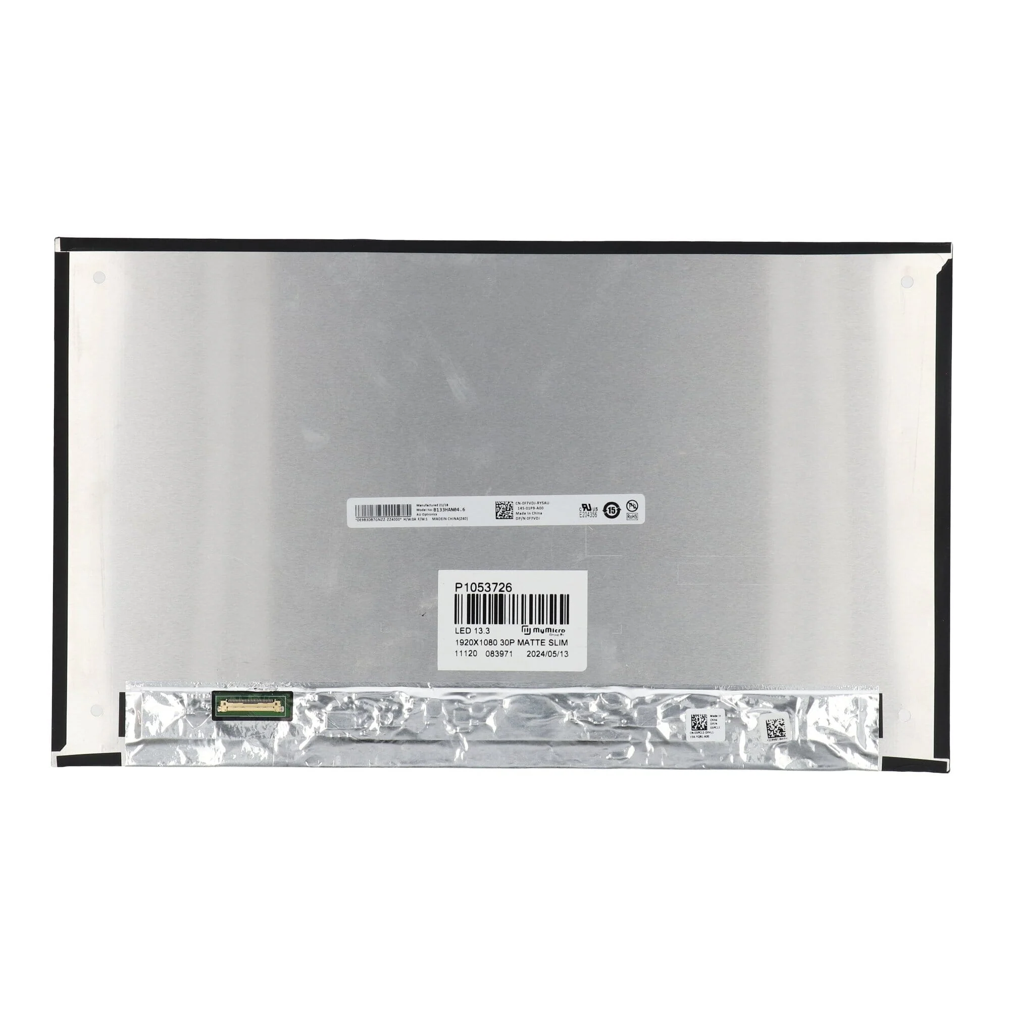 13.3 Inch LCD Scherm 1920x1080 Mat 30Pin eDP, IPS - Image 3