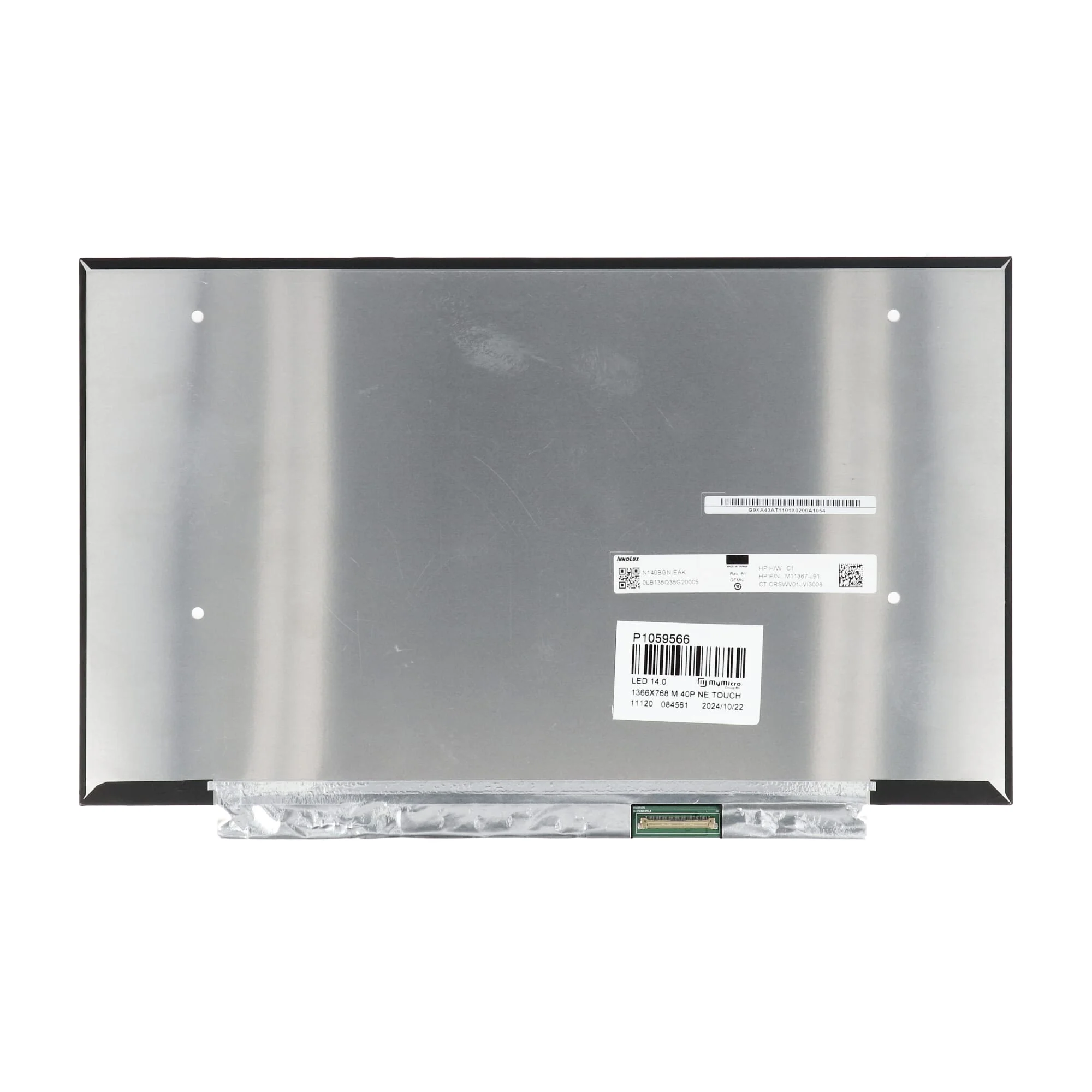 14.0 inch LCD Scherm 1366x768 Mat 40Pin eDP, Touch - Image 3