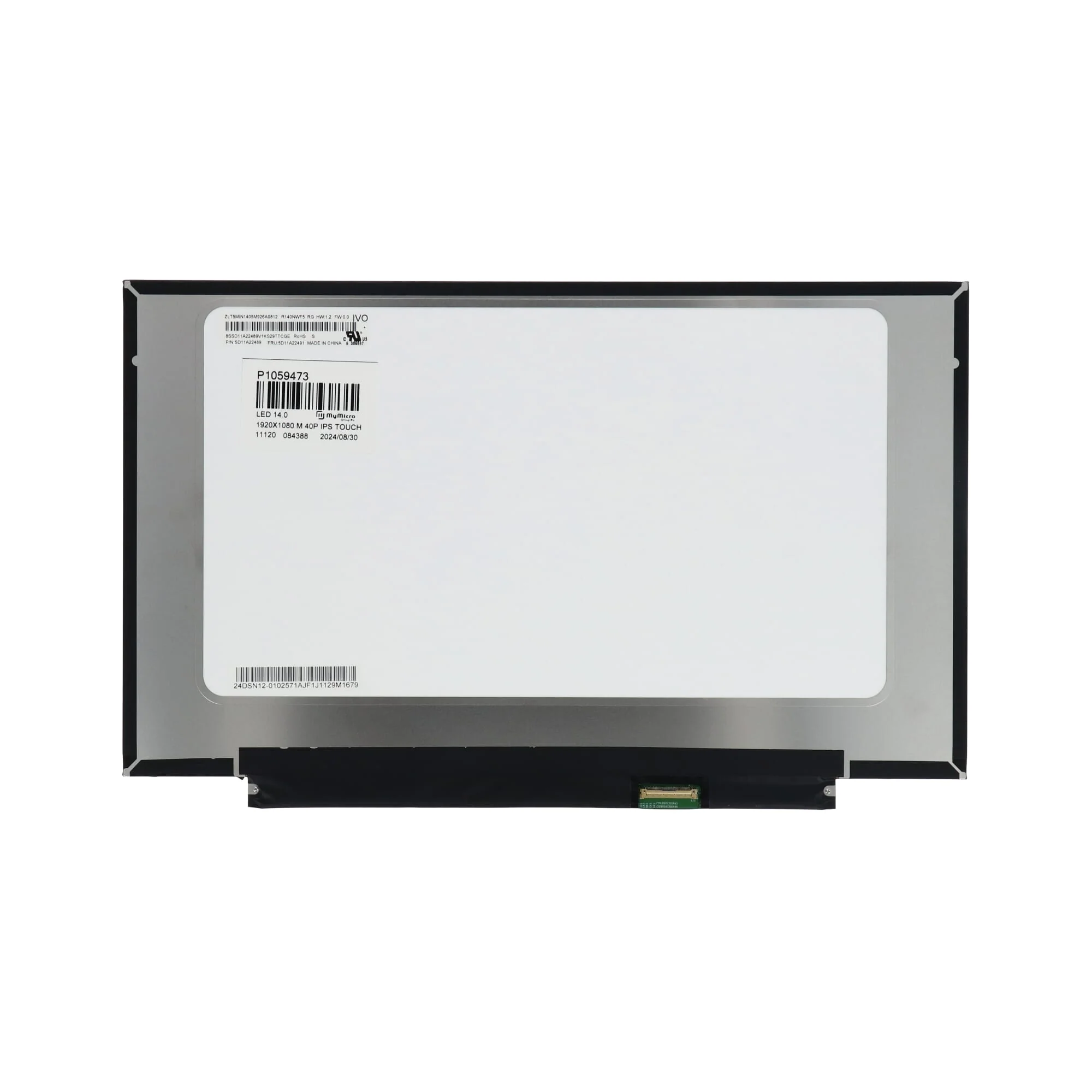 14.0 inch LCD Scherm 1920x1080 Mat, 40Pin 20mm, IPS, Touch - Image 3