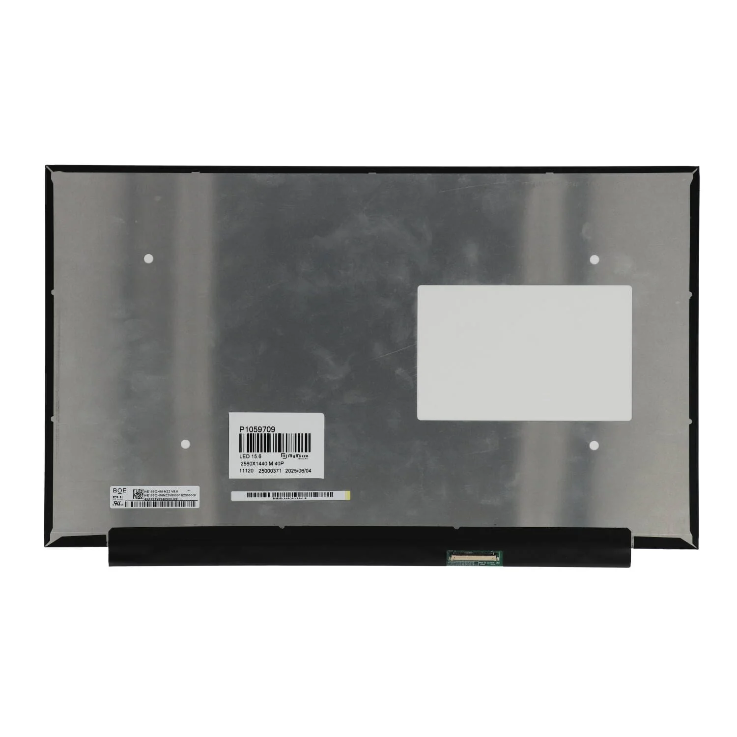 15.6 Inch LCD Scherm 2560x1440 Mat 40Pin eDP - Image 2