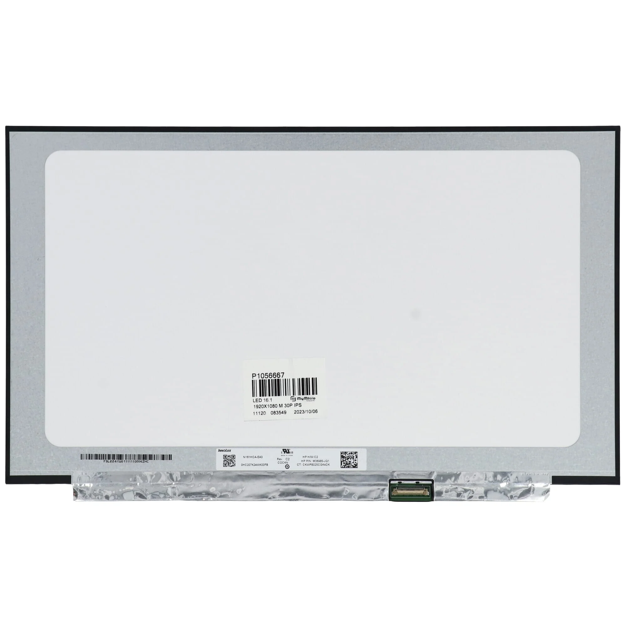 16.1 inch LCD Scherm 1920x1080 Mat, 30Pin, IPS - Image 2