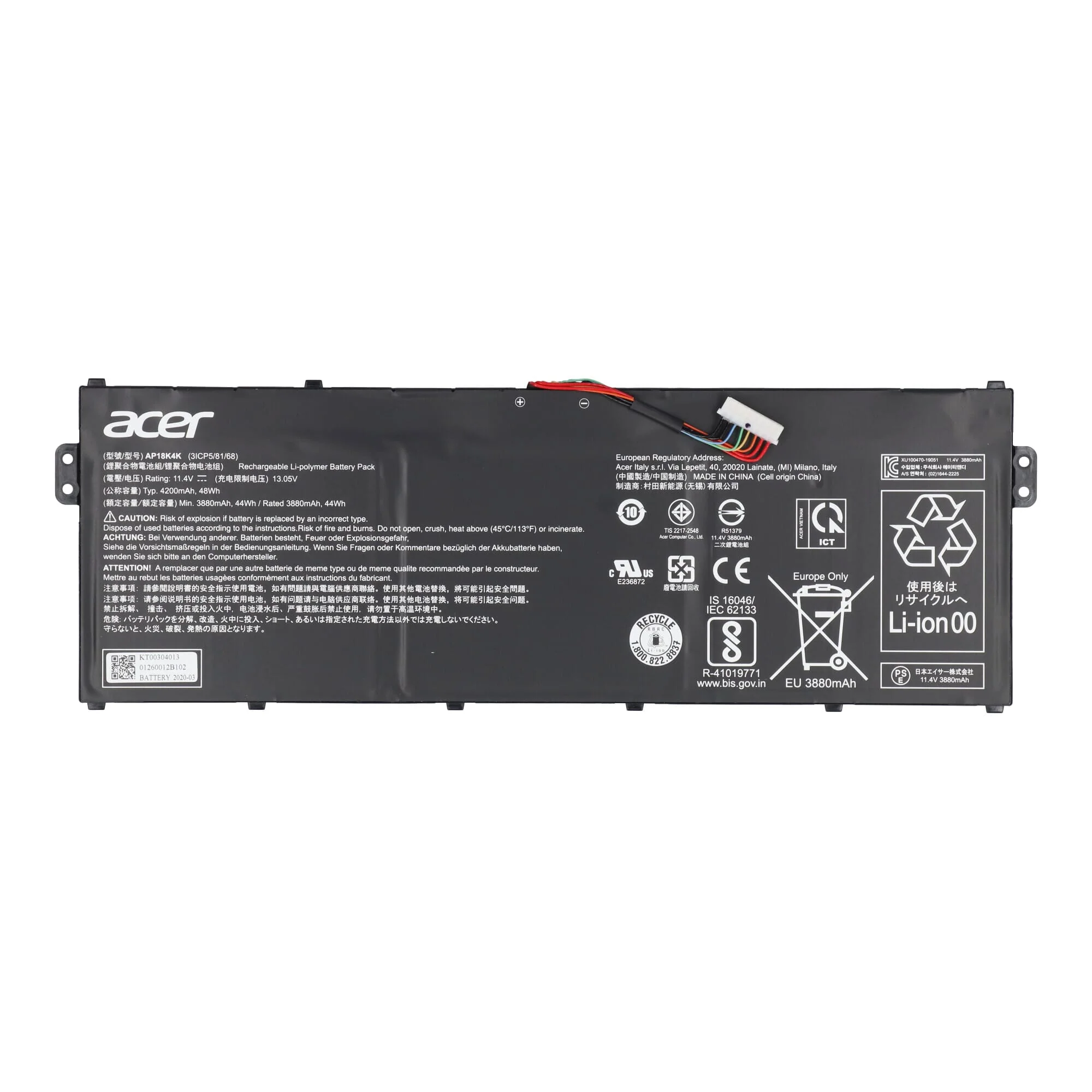 Acer Laptop Accu 4200 mAh - Image 3