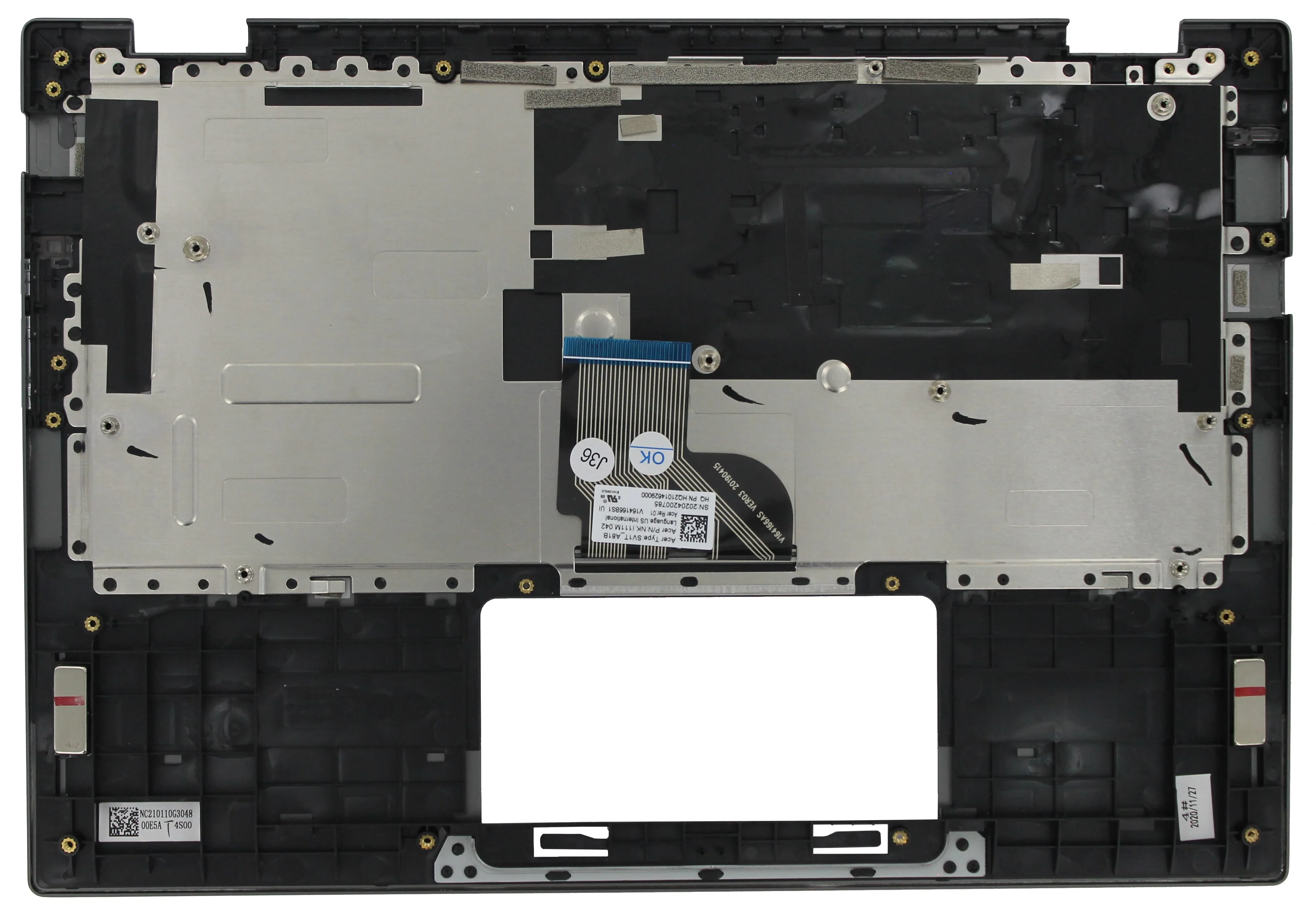 Acer Laptop Toetsenbord Qwerty US + Top Cover - Image 2