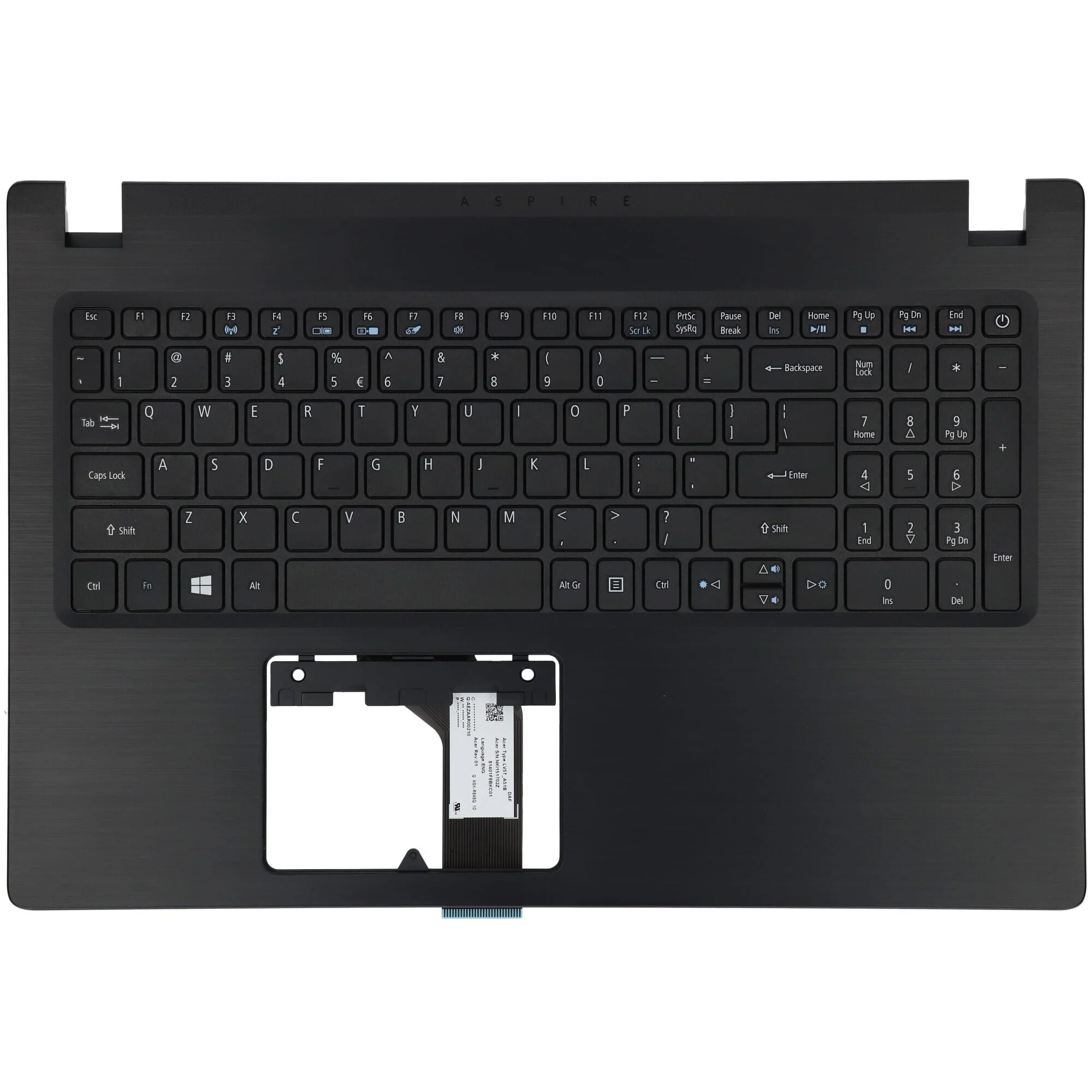 Acer Laptop Toetsenbord Qwerty US + Top Cover - Image 3