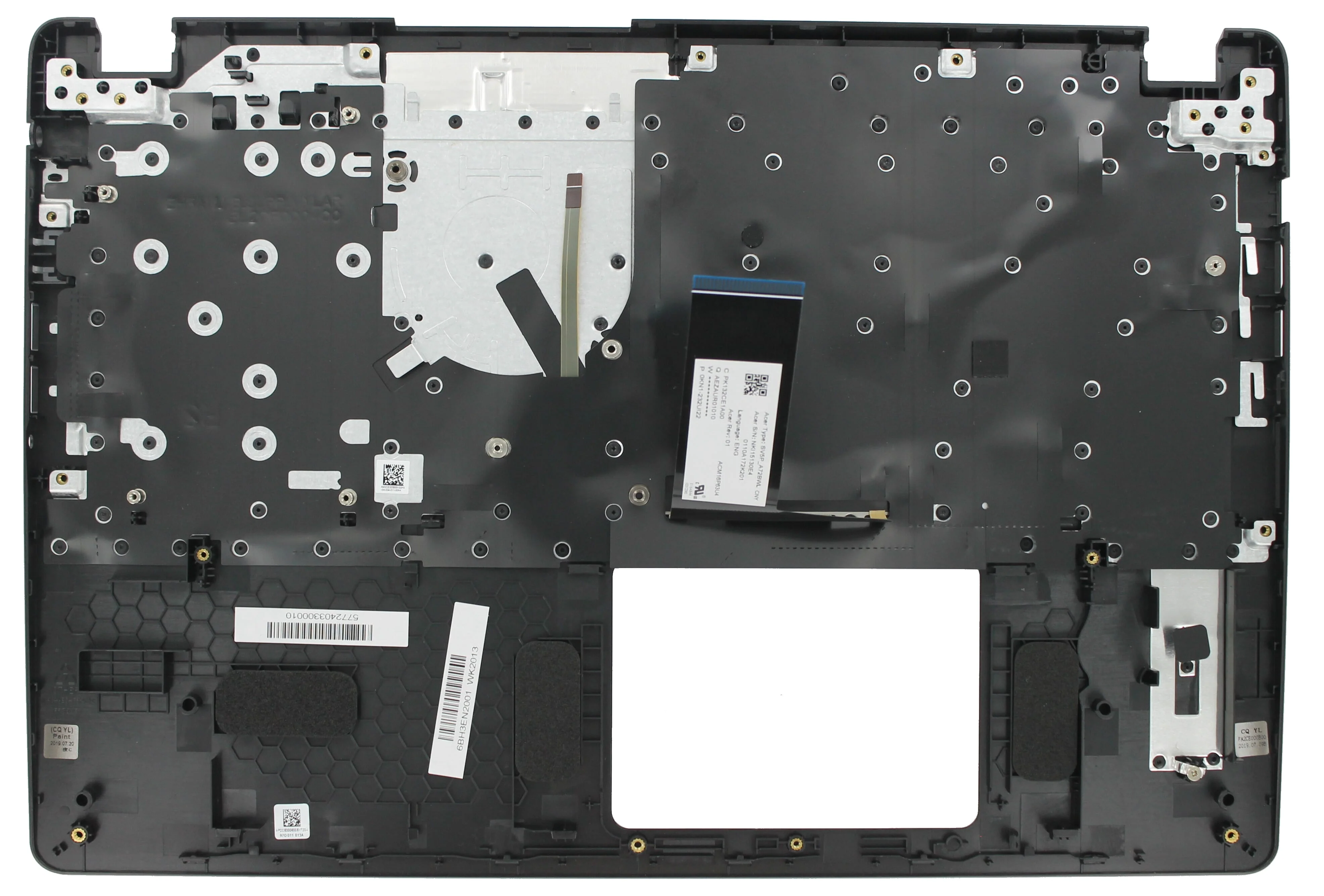 Acer Laptop Toetsenbord Qwerty US + Top Cover, Backlight - Image 2