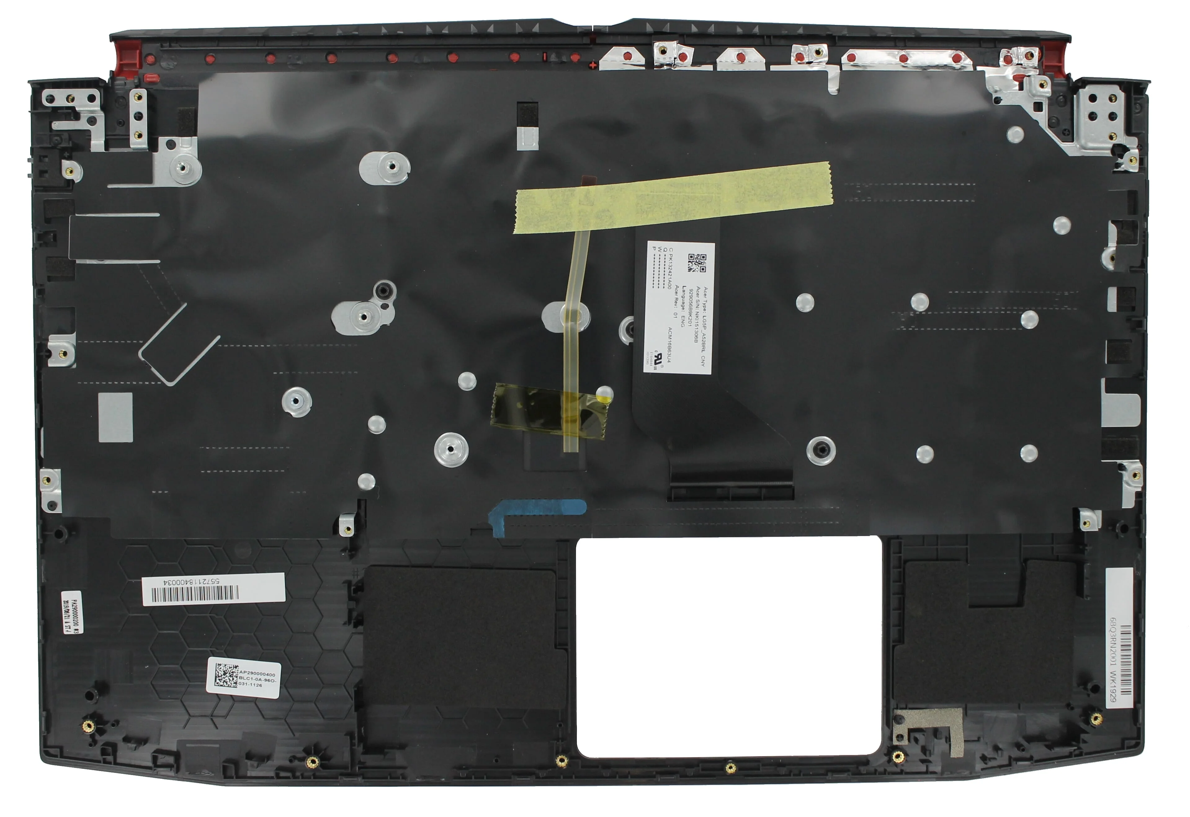 Acer Laptop Toetsenbord Qwerty US + Top Cover, Backlit - Image 2
