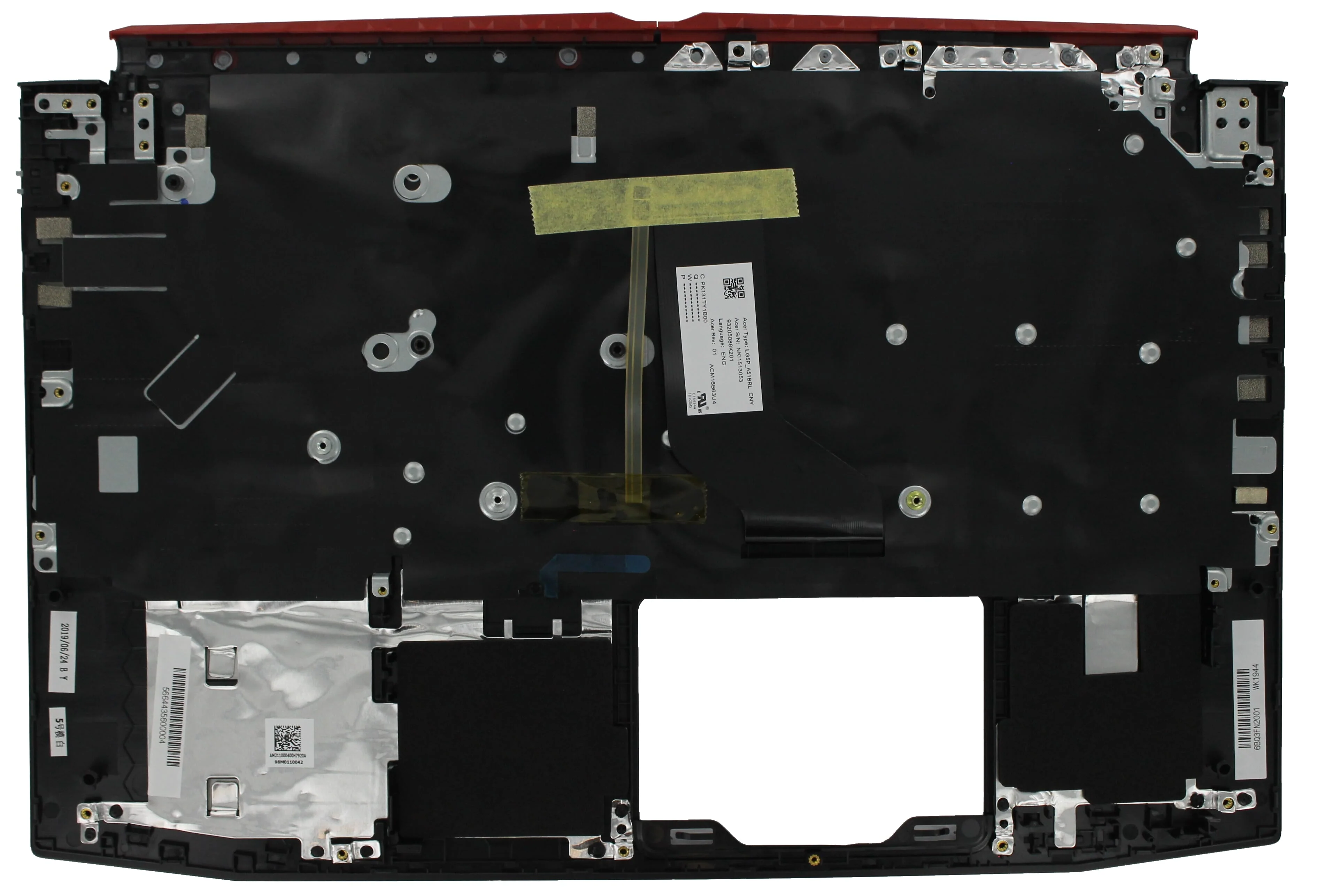 Acer Laptop Toetsenbord Qwerty US + Top Cover, Backlit - Image 2