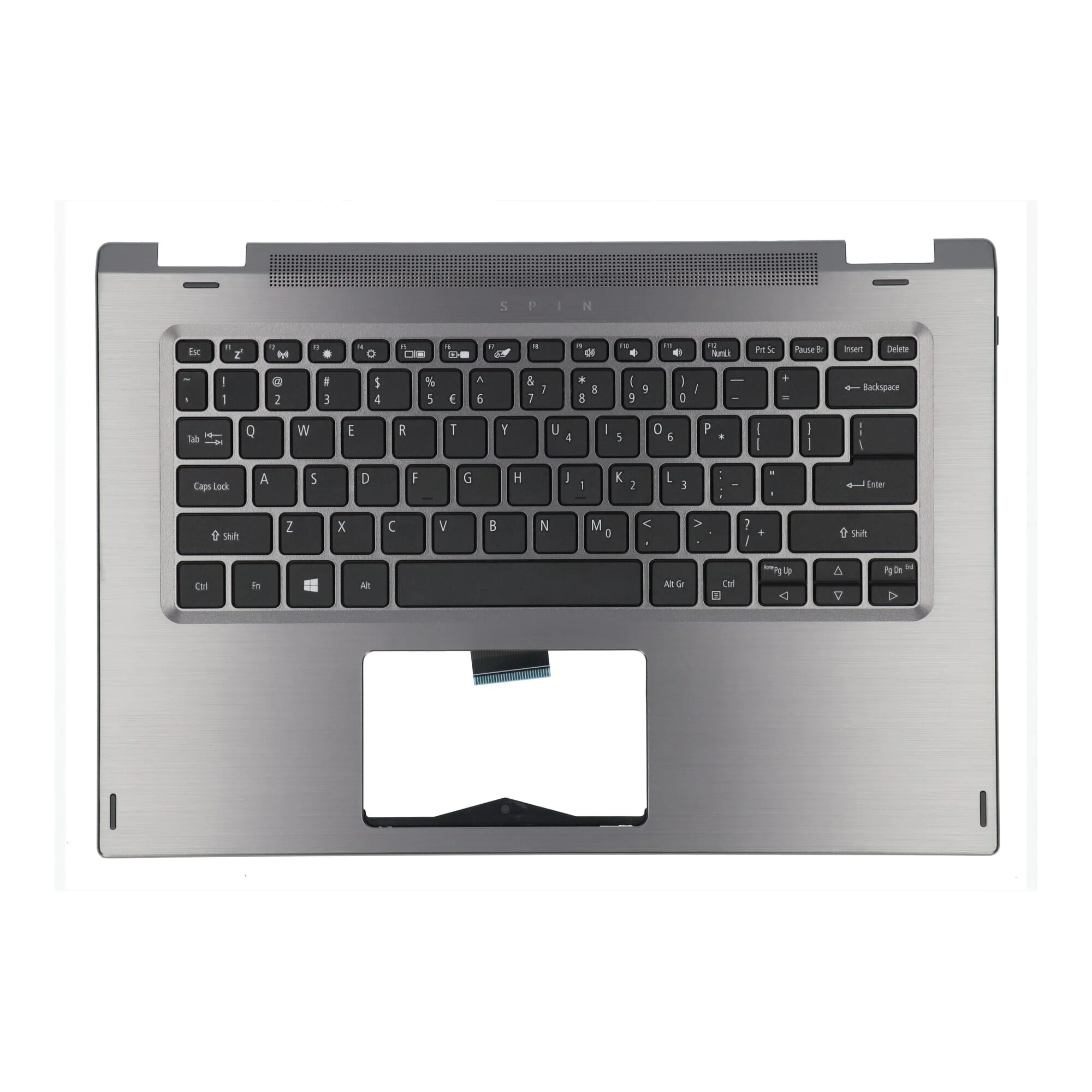 Acer Laptop Toetsenbord Qwerty US + Top Cover - Grijs - Image 4