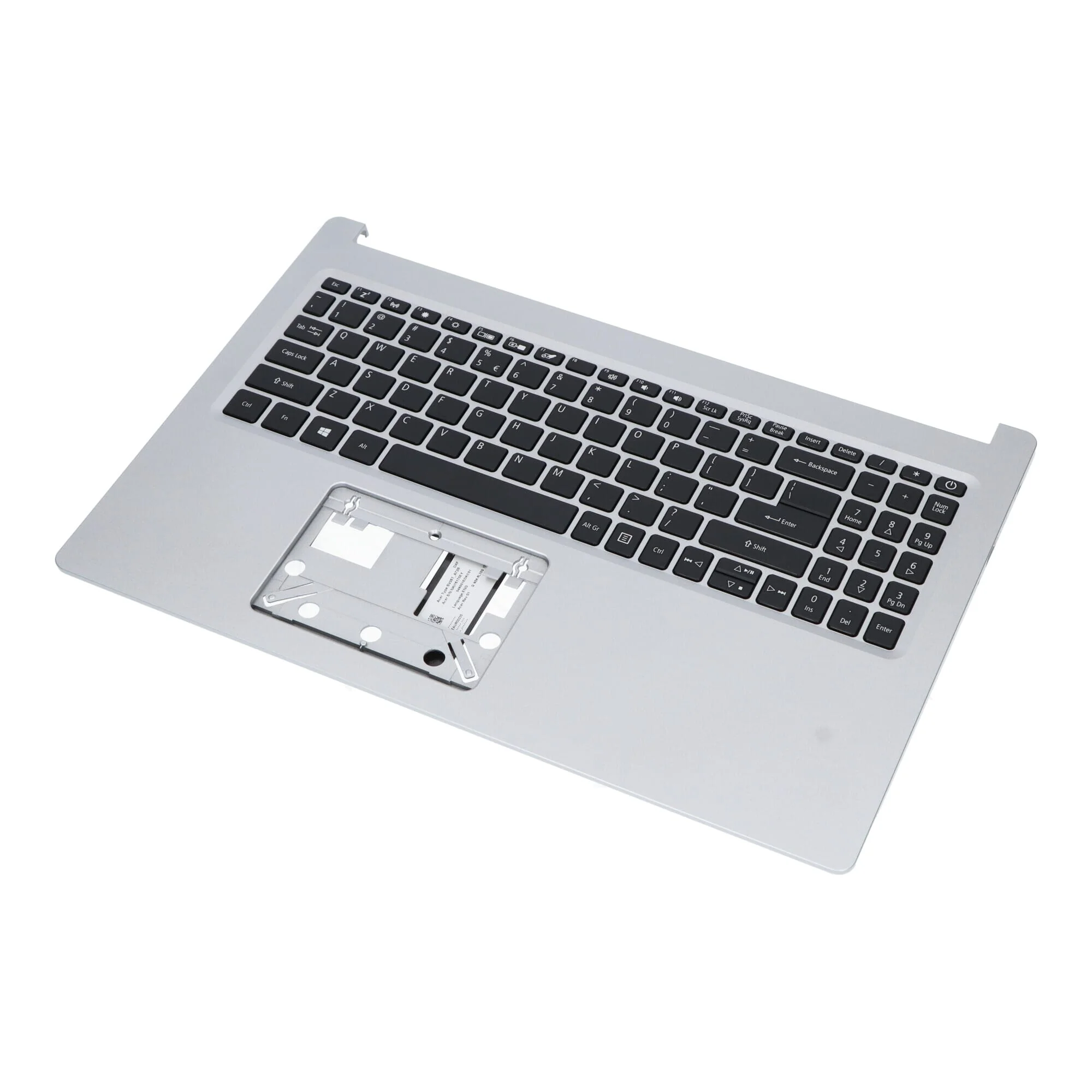 Acer Laptop Toetsenbord Qwerty US + Top Cover - Zilver - Image 2