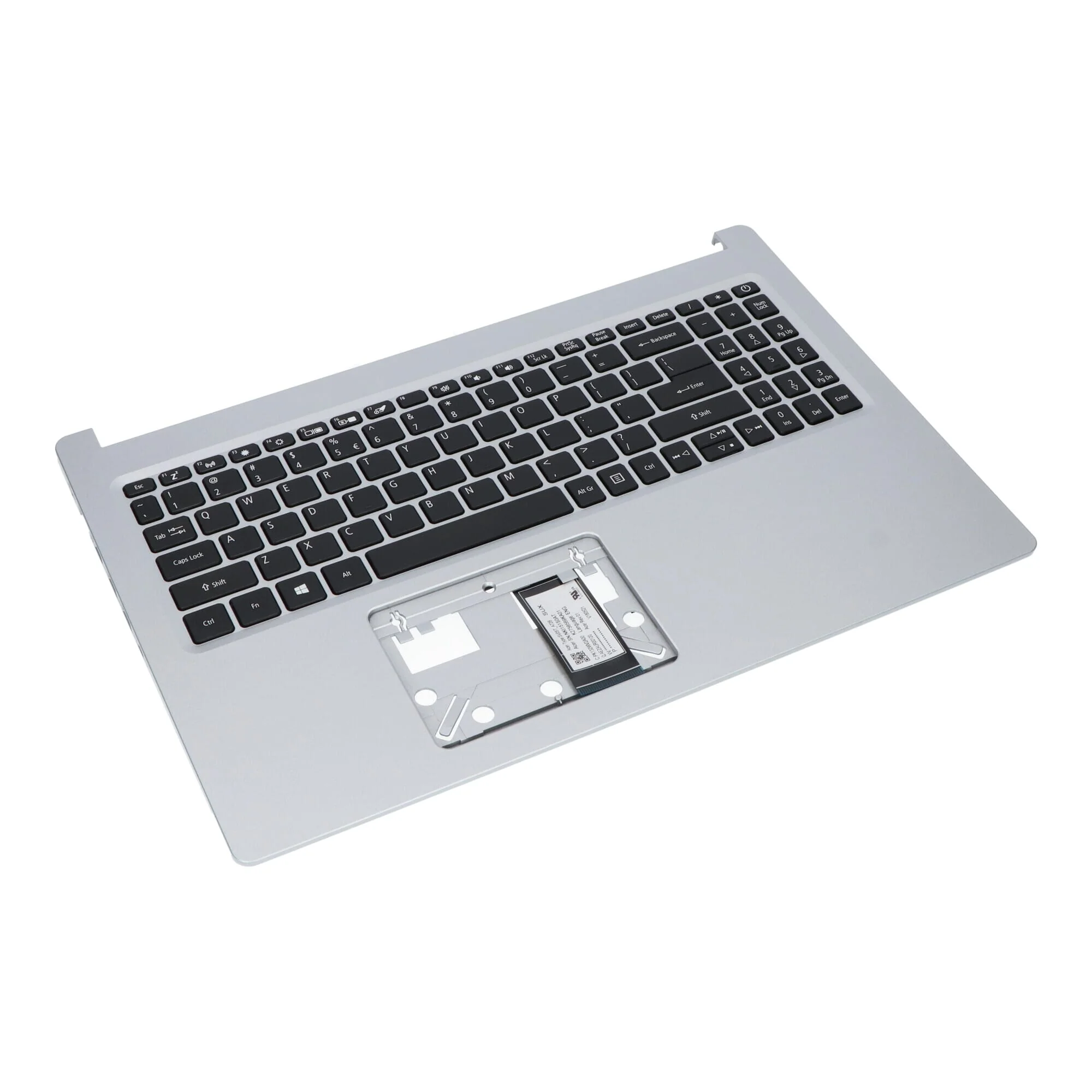 Acer Laptop Toetsenbord Qwerty US + Top Cover - Zilver - Image 3