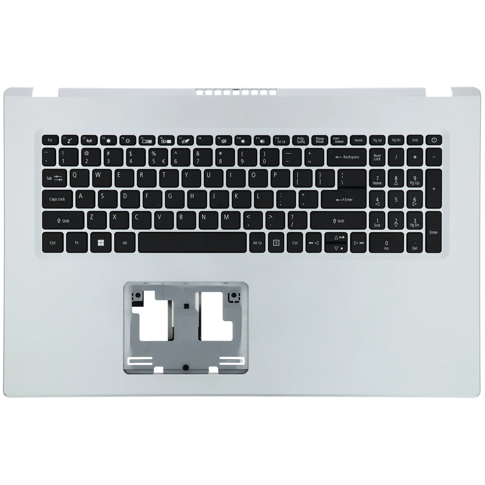 Acer Laptop Toetsenbord Qwerty US + Top Cover - Zilver - Image 3