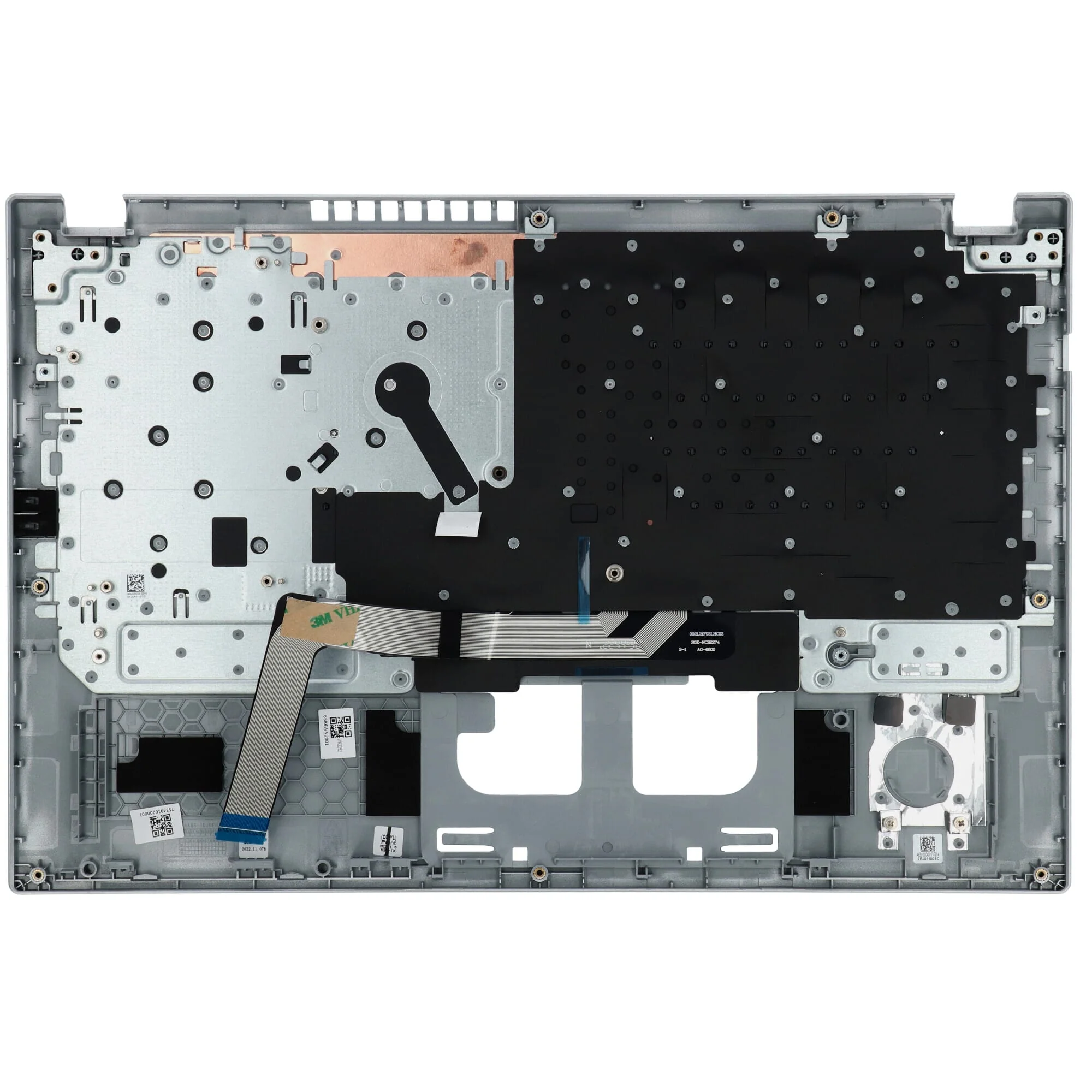 Acer Laptop Toetsenbord Qwerty US + Top Cover - Zilver - Image 4
