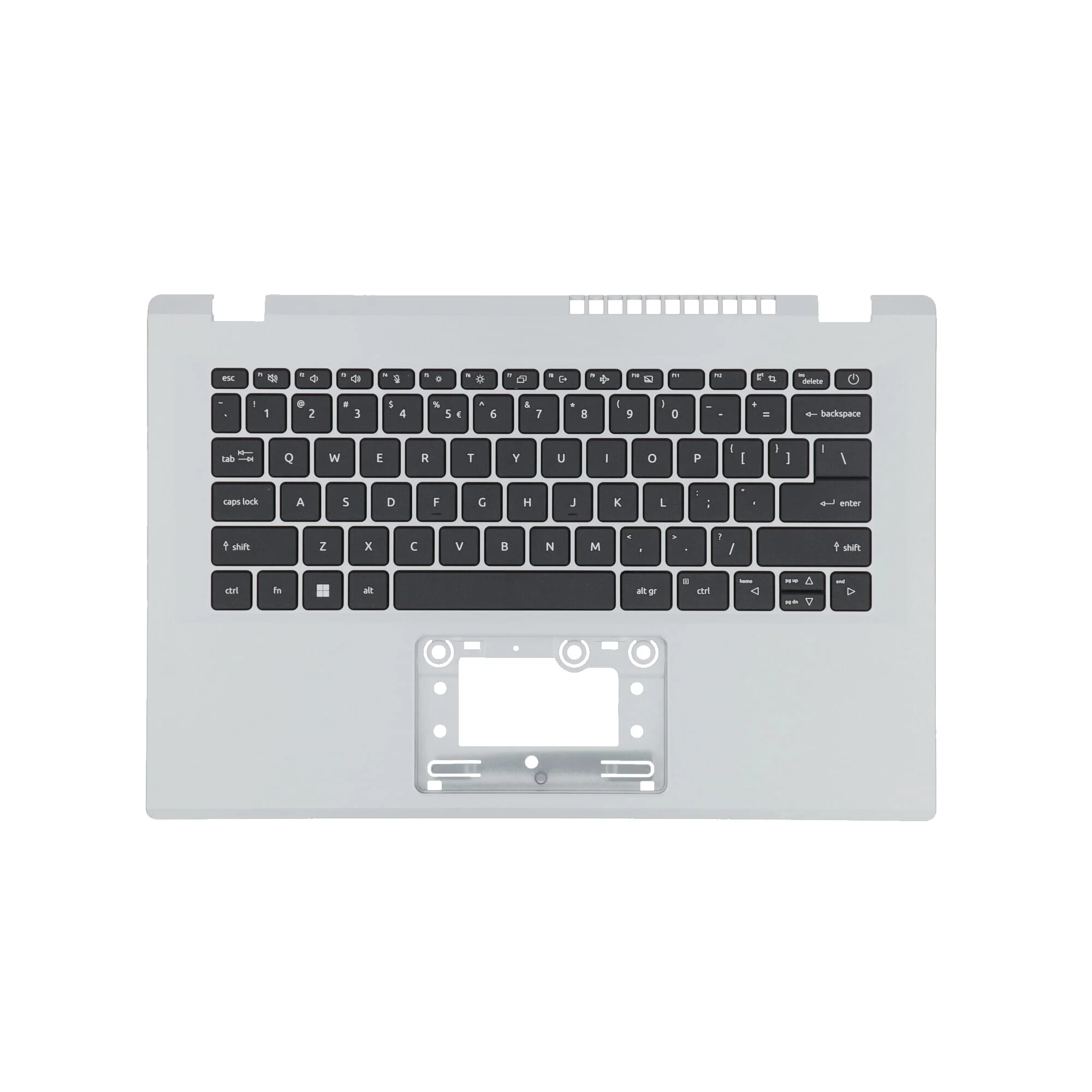 Acer Laptop Toetsenbord Qwerty US + Top Cover - Zilver