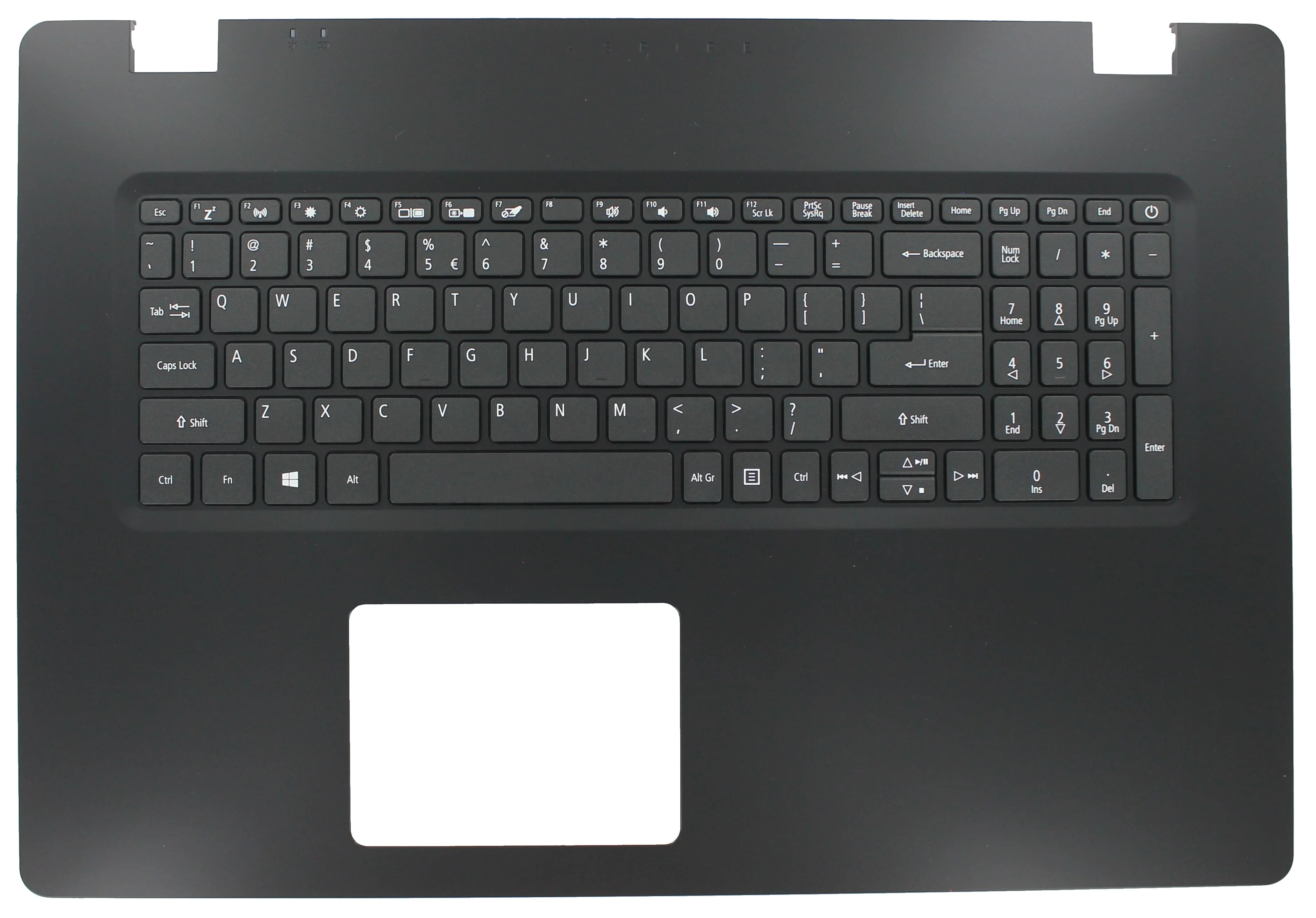 Acer Laptop Toetsenbord Qwerty US + Top Cover - Zwart