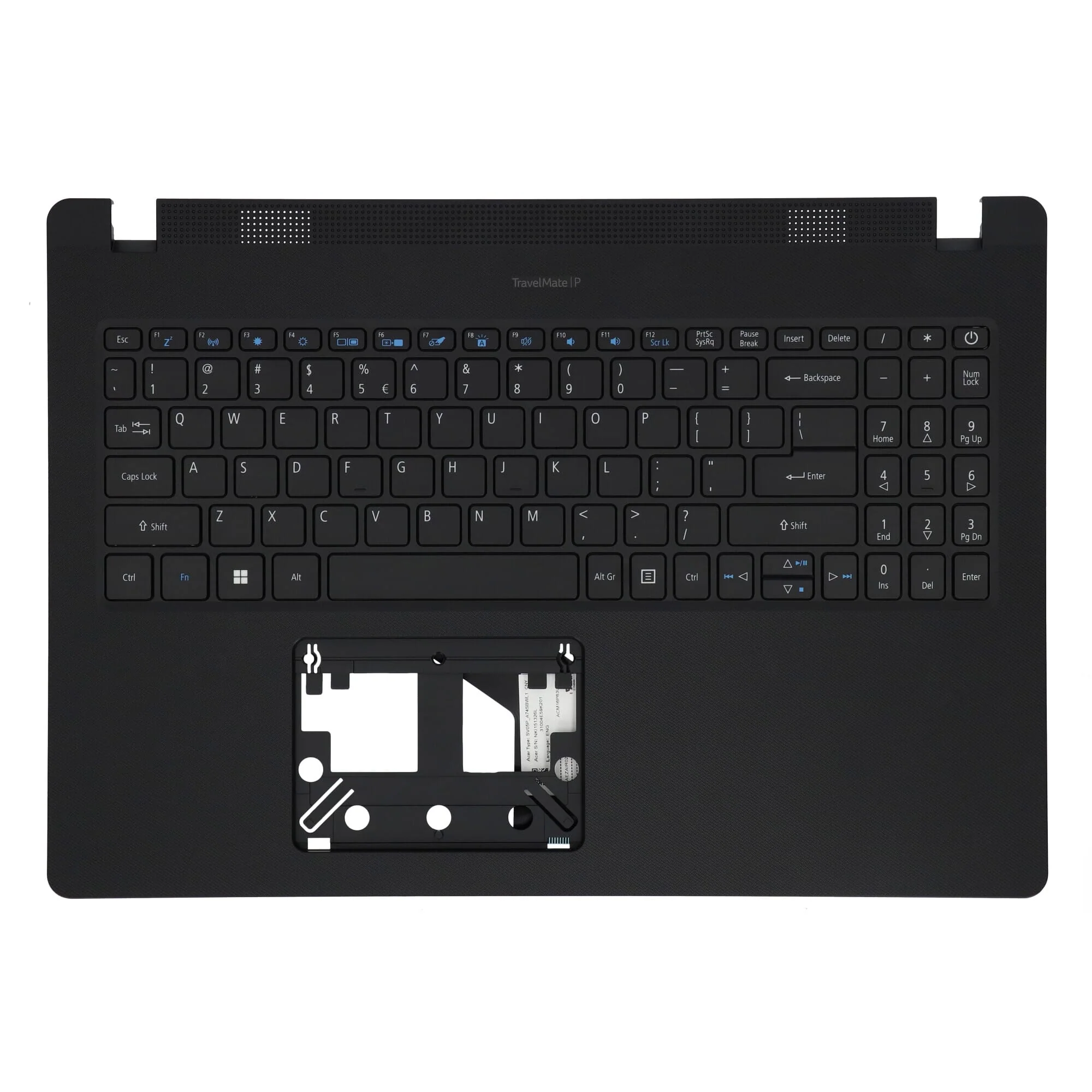 Acer Laptop Toetsenbord Qwerty US + Top Cover - Zwart
