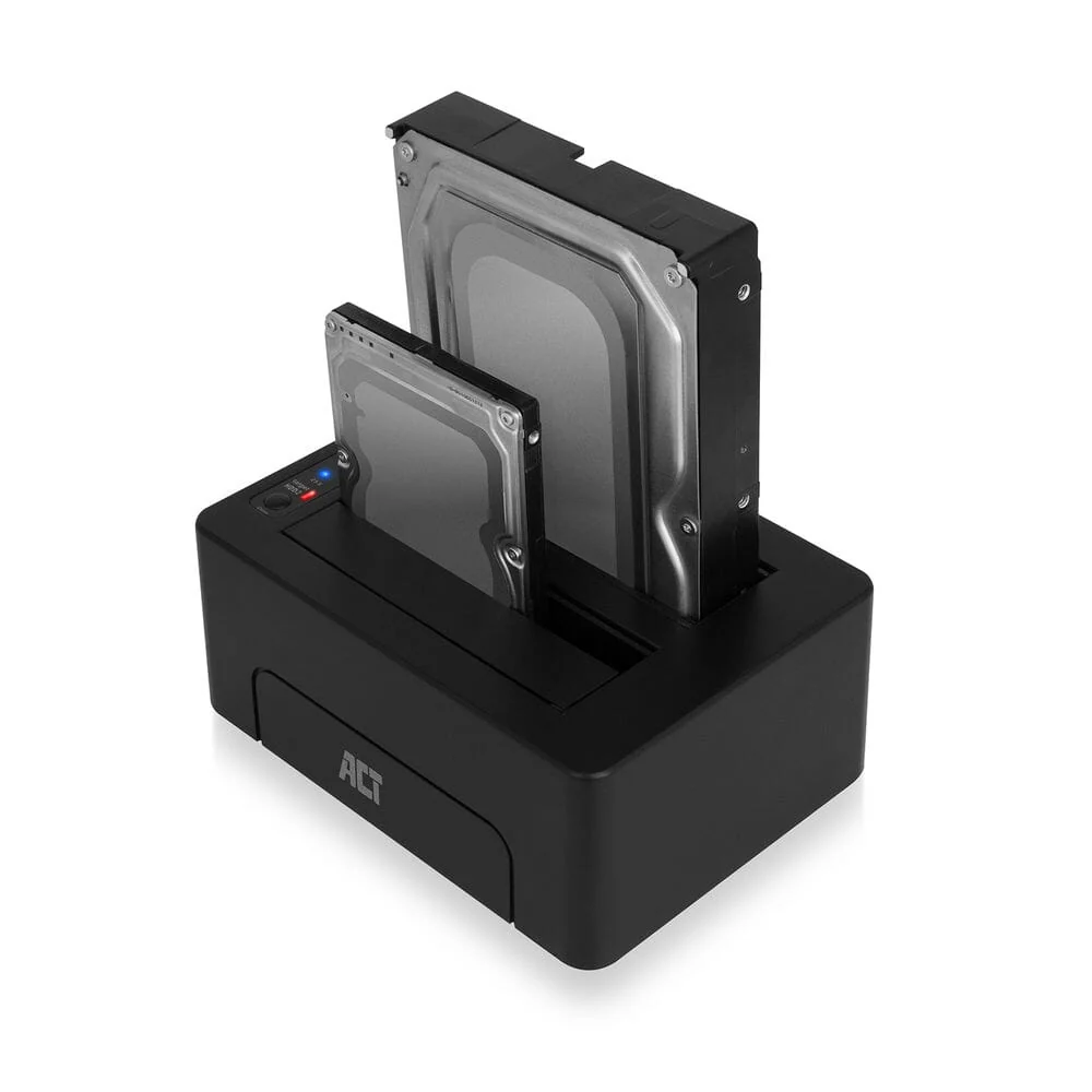 ACT 2,5 en 3,5 inch SATA Dual harde schijf dock USB 3.2 Gen1 - Image 4