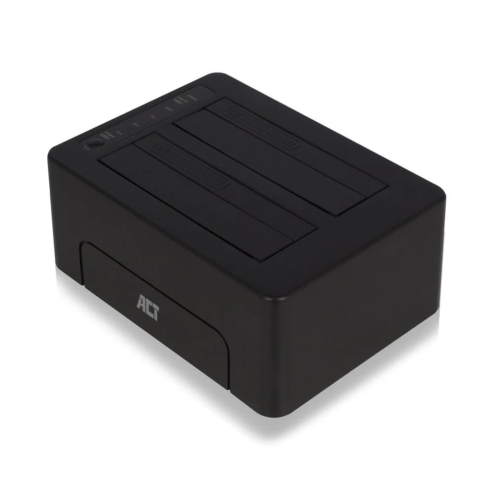 ACT 2,5 en 3,5 inch SATA Dual harde schijf dock USB 3.2 Gen1 - Image 6