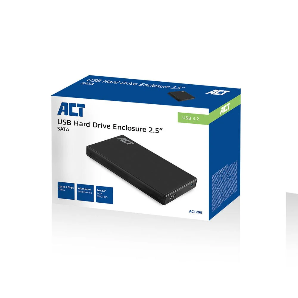 ACT 2,5 inch SATA harde schijf behuizing USB 3.2 Gen1 - Image 3