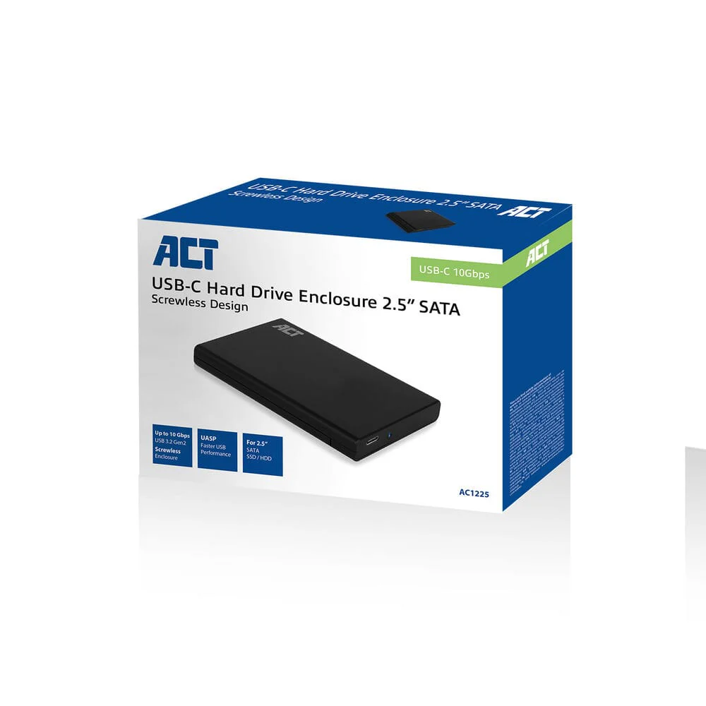 ACT 2.5 inch SATA harde schijf behuizing USB-C 3.2 Gen2 - Image 2