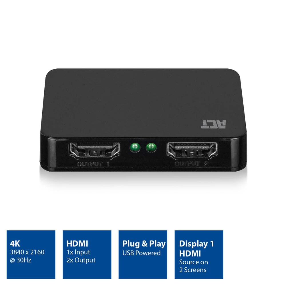ACT 4K HDMI 1.4 splitter 2-poorts - Image 6