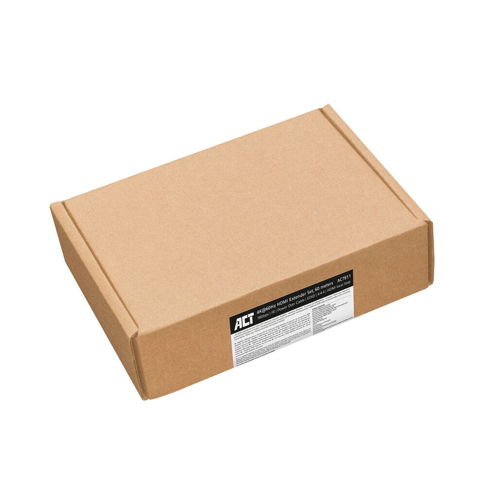 ACT 4K HDMI 2.0 extender set over CAT6 UTP met IR 60 m - Image 2