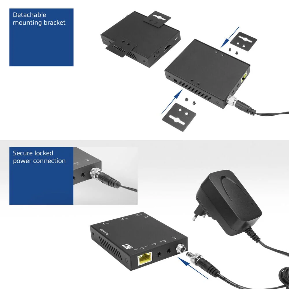 ACT 4K HDMI 2.0 extender set over CAT6 UTP met IR 60 m - Image 8