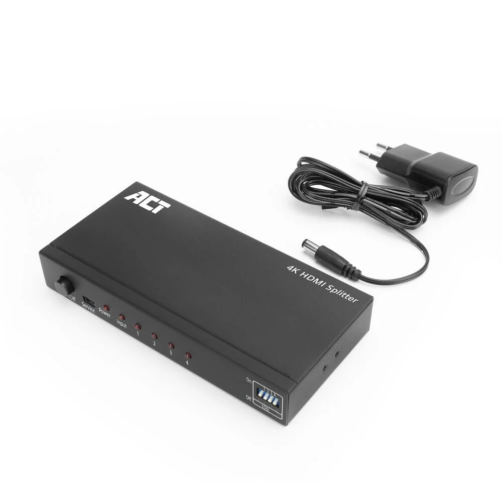 ACT 4K HDMI splitter, 1 in 4 out, EDID ondersteuning - Image 5
