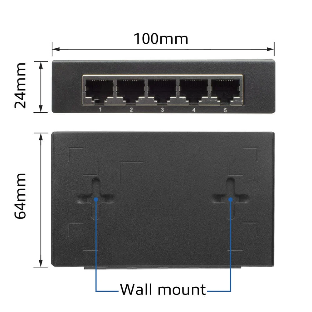 ACT 5-Poorts Gigabit Ethernet Netwerkswitch - Image 6