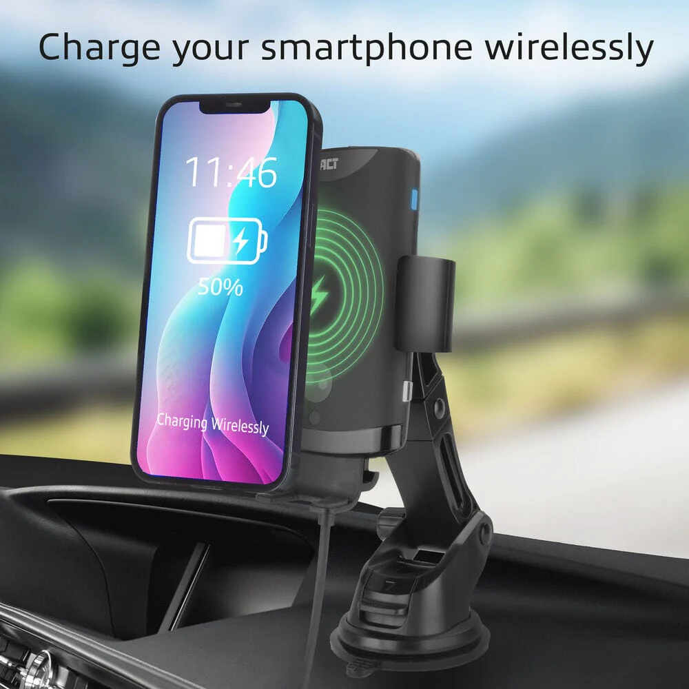 ACT Automatische smartphonehouder draadloze snellaadfunctie - Image 10