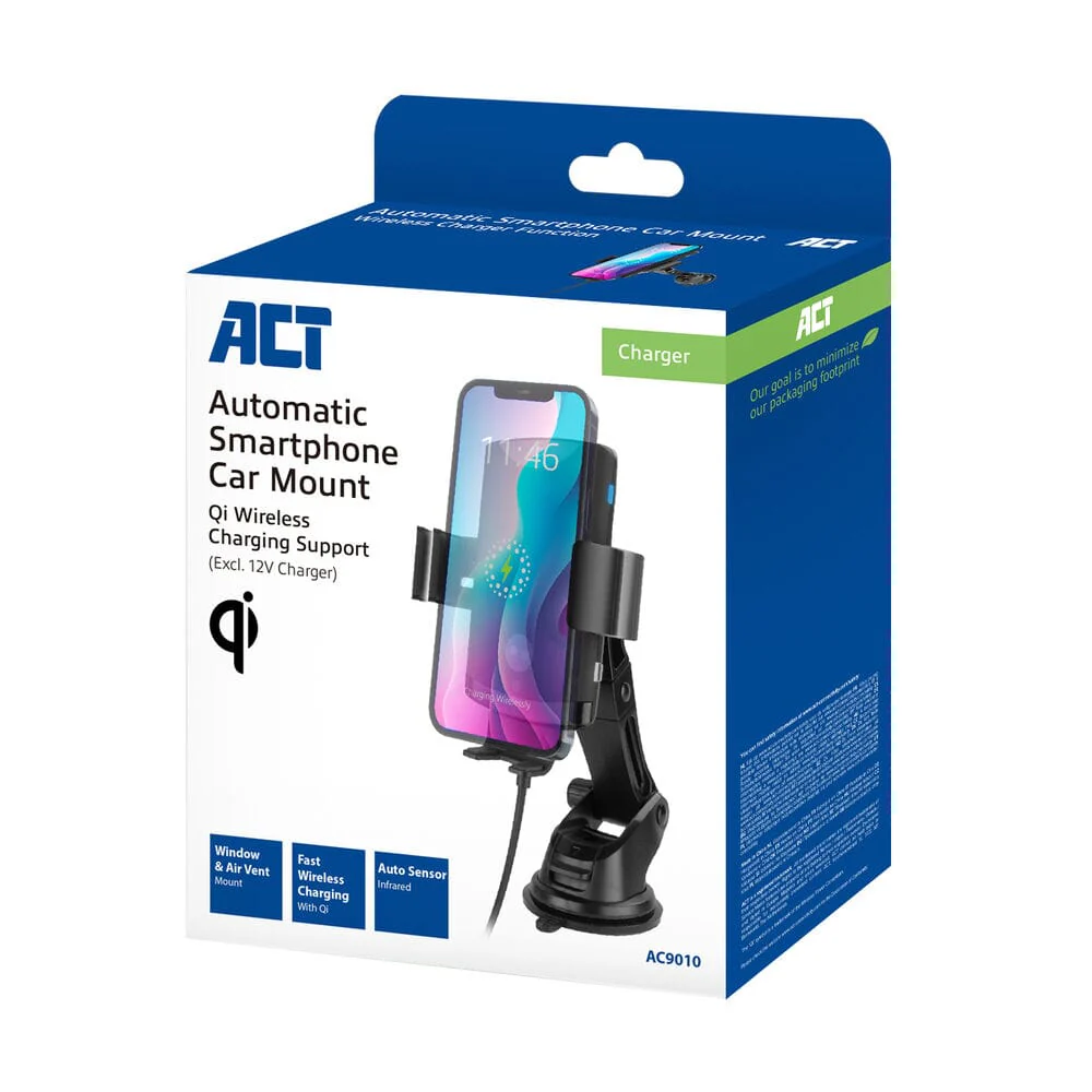 ACT Automatische smartphonehouder draadloze snellaadfunctie - Image 2