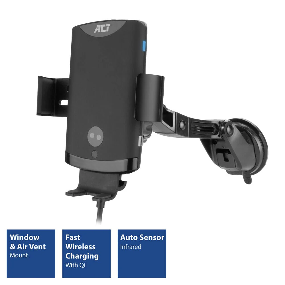 ACT Automatische smartphonehouder draadloze snellaadfunctie - Image 3