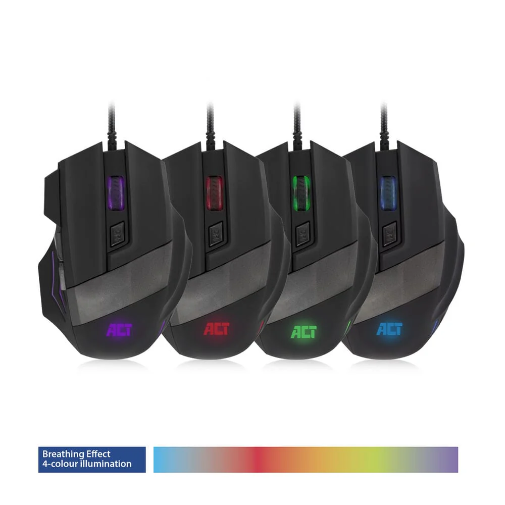 ACT Bekabelde Gaming Muis met verlichting 3200 dpi - Image 6