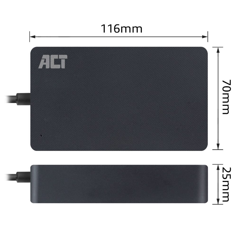 ACT Compacte laptoplader 90W (voor laptops tot 17,3 inch) - Image 3