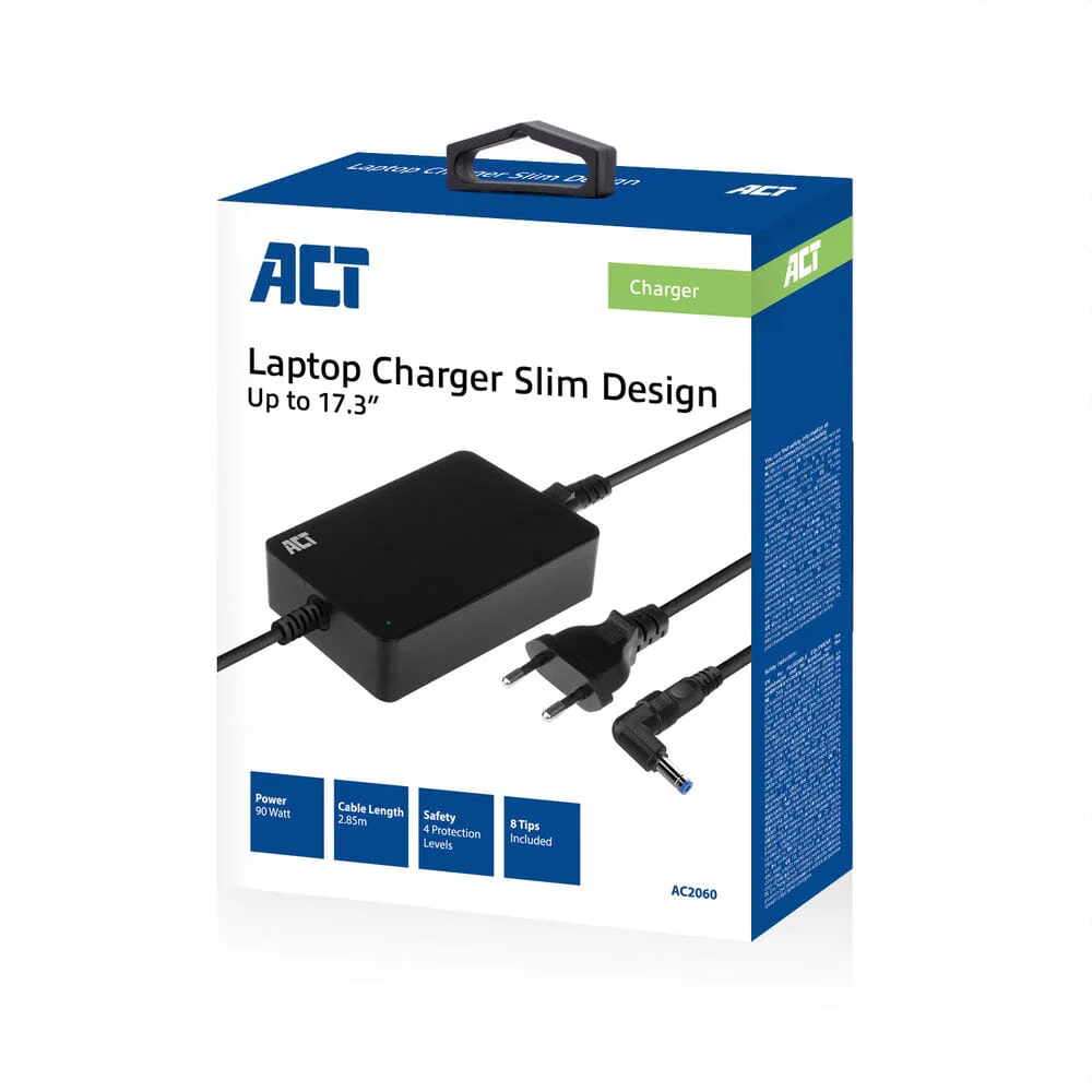 ACT Compacte laptoplader 90W (voor laptops tot 17,3 inch) - Image 5