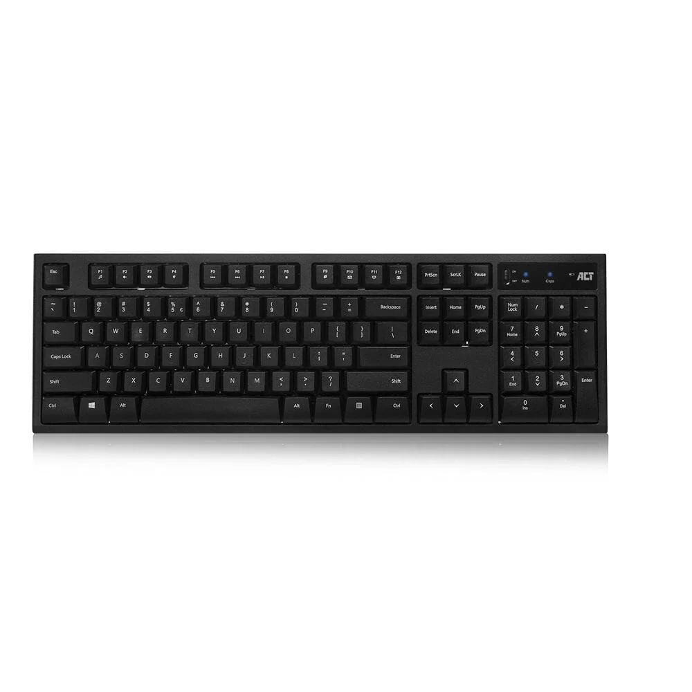 ACT Draadloos toetsenbord en muis USB nano ontvanger Qwerty - Image 3