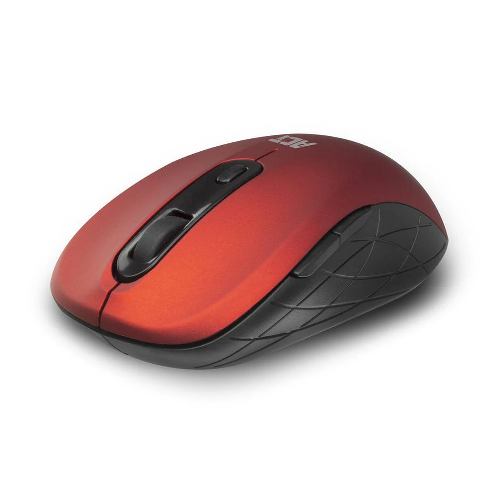 ACT Draadloze muis, USB nano-ontvanger, 1600 dpi, rood - Image 3