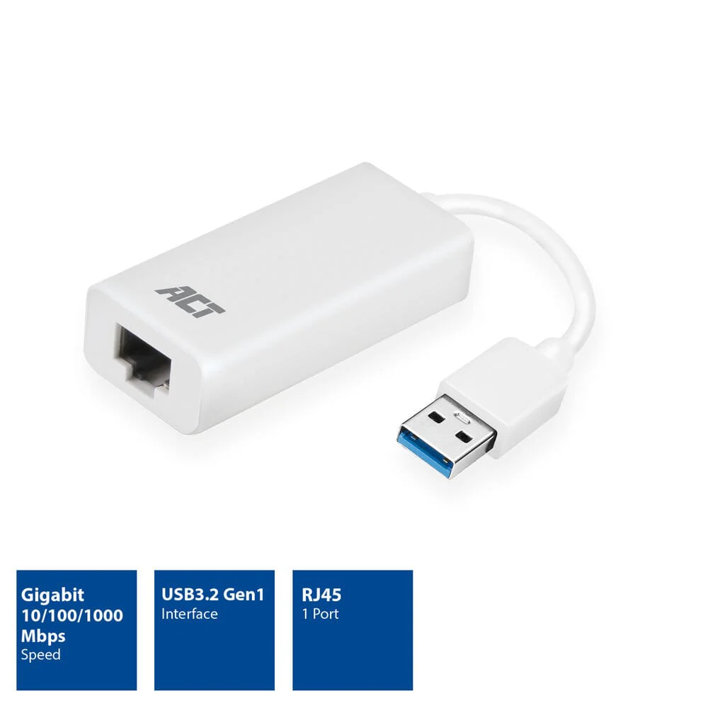 ACT Gigabit netwerkadapter, USB 3.2 Gen1 - Image 2