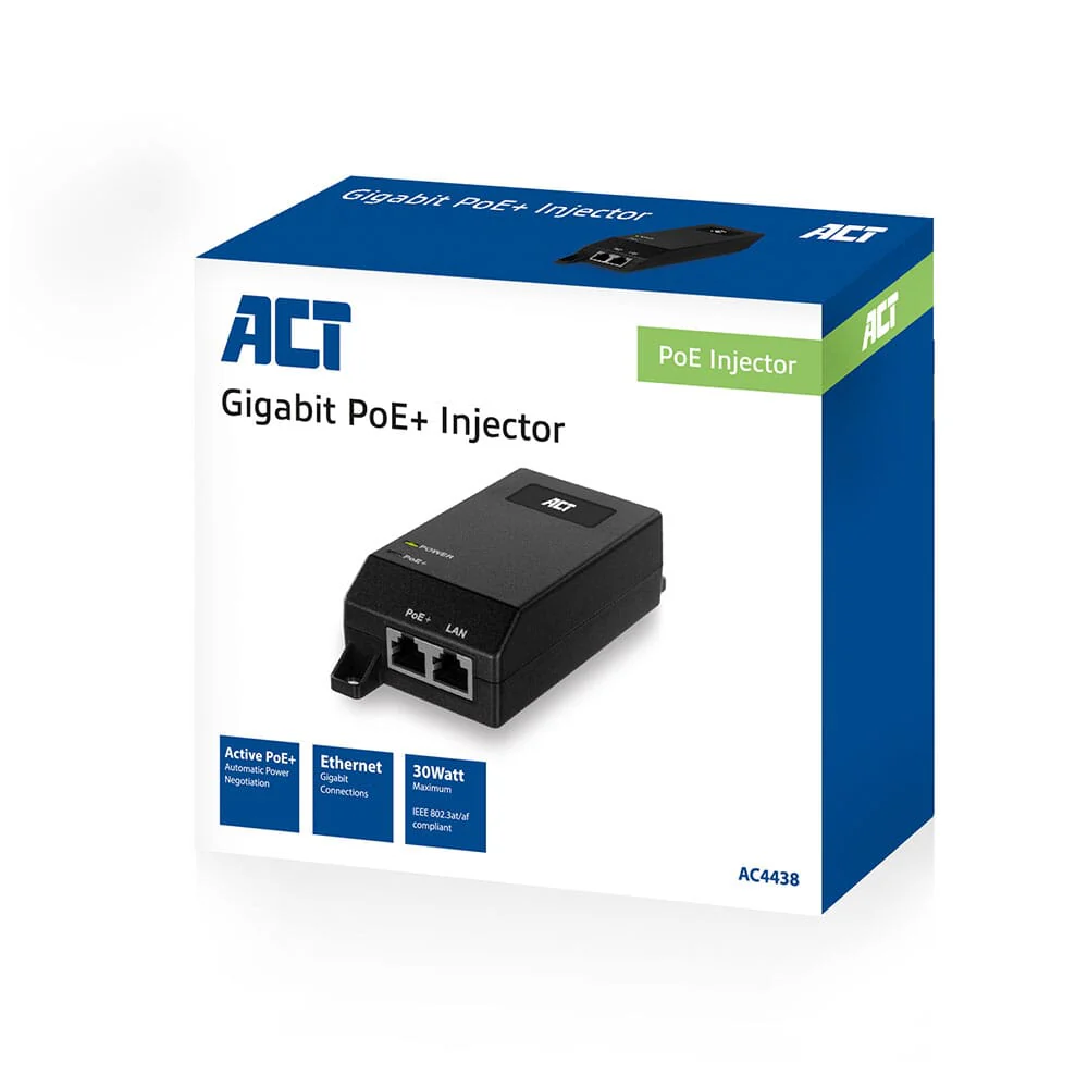 ACT Gigabit PoE+ (30W) Injector - Image 6