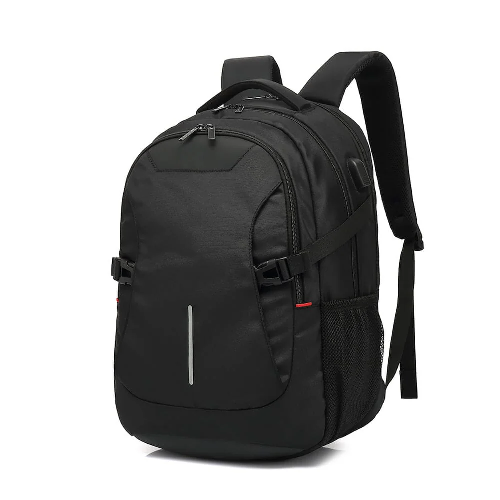 ACT Global rugzak 15,6 inch, zwart, met USB-laadpoort - Image 3