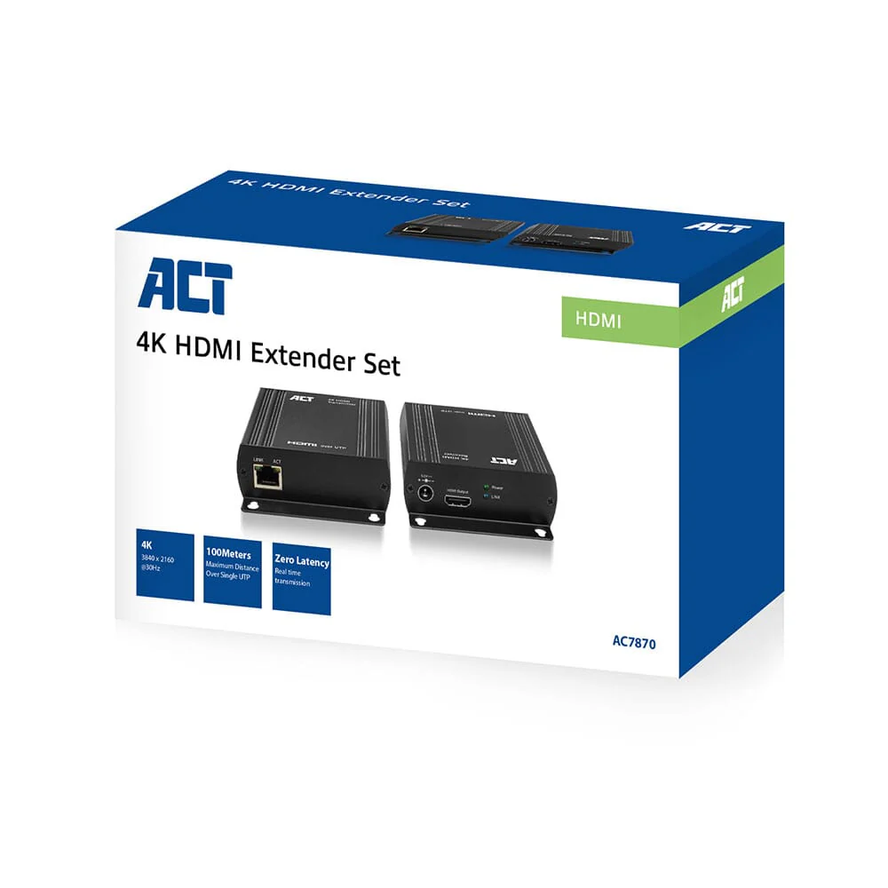 ACT HDMI over CAT5e extender set tot 100 meter - Image 5