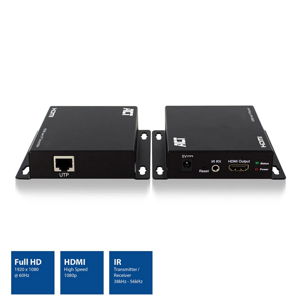 ACT HDMI over IP extender set CATx tot 100 meter - Image 2
