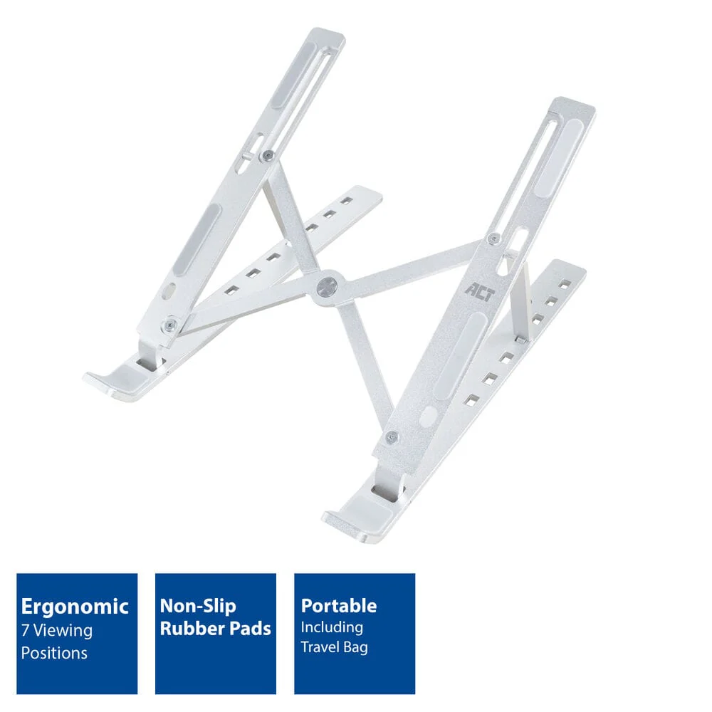 ACT Laptopstandaard aluminium verstelbaar in 7 standen - Image 2
