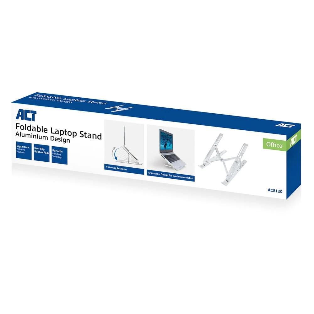 ACT Laptopstandaard aluminium verstelbaar in 7 standen - Image 8