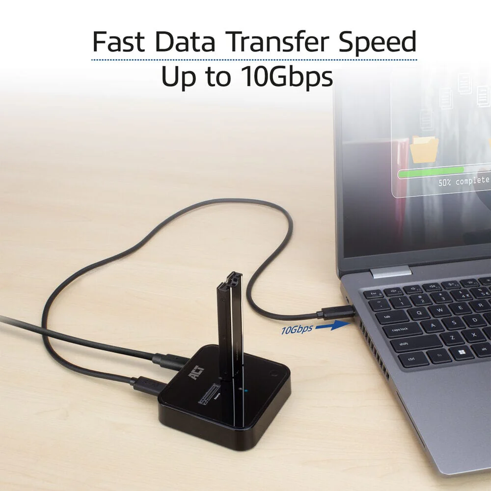 ACT M.2 NVMe/PCIe dual SSD docking clone USB-C 3.2 Gen2 - Image 7
