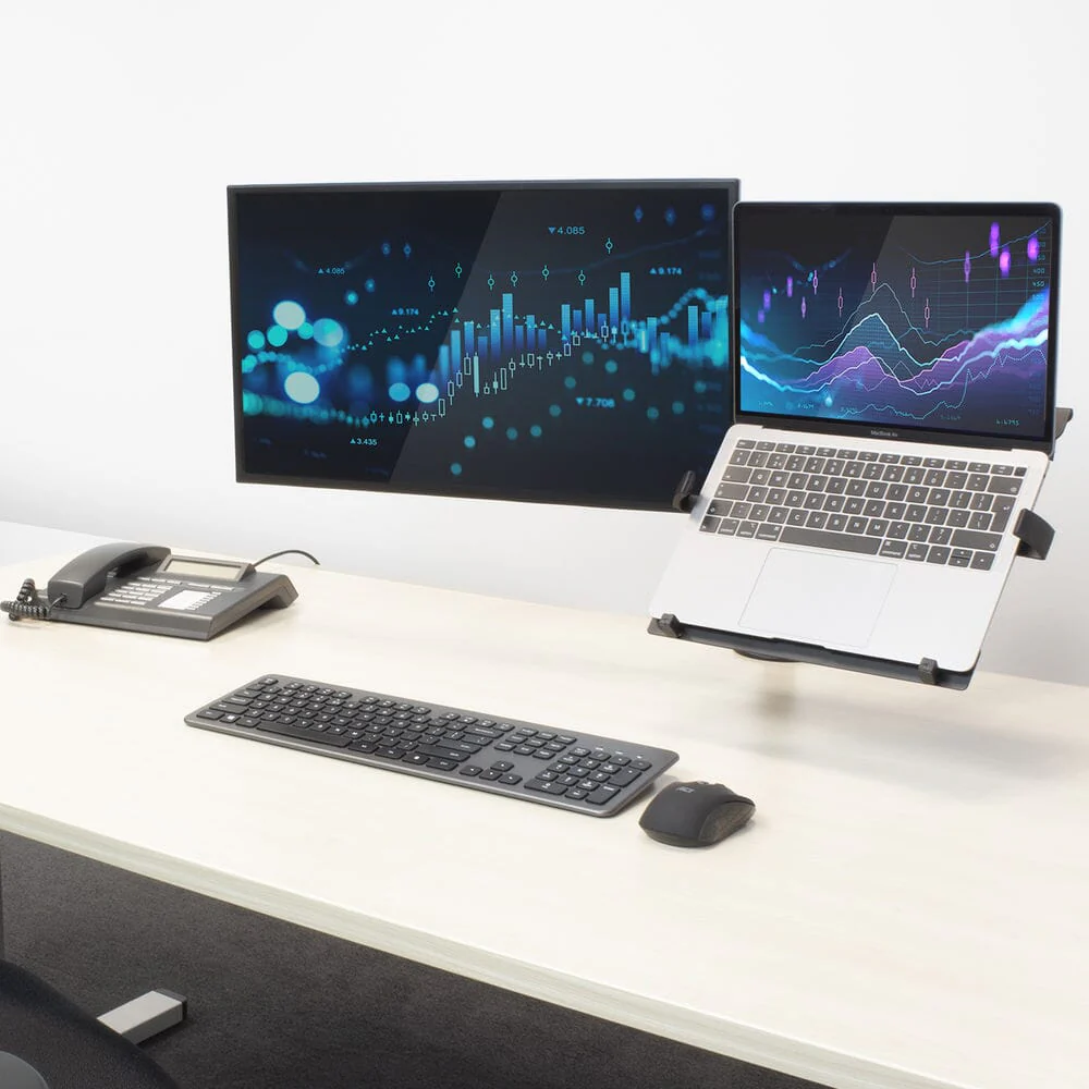 ACT Monitorarm met laptophouder, 1 scherm - Image 10