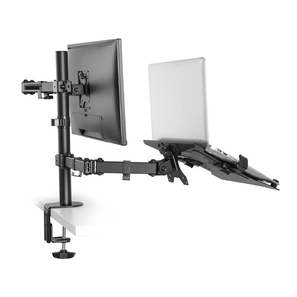 ACT Monitorarm met laptophouder, 1 scherm - Image 4