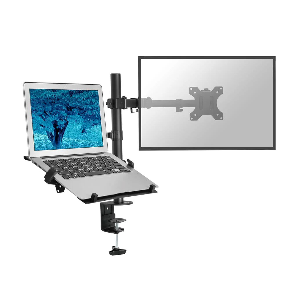 ACT Monitorarm met laptophouder, 1 scherm - Image 5